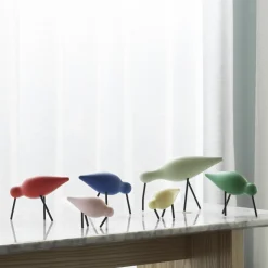 Normann Copenhagen Shorebird, green> Figurer & Glaskunst