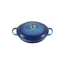 Le Creuset Signature Buffetgryde 30 cm, azure blue