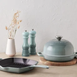 New Le Creuset Signature Kvadratisk grillpande, sea salt