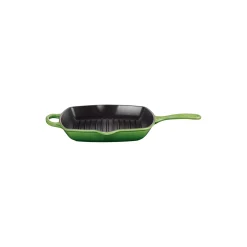 Online Le Creuset Signature Kvadratisk grillpande, bamboo green