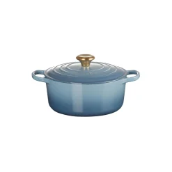 Discount Le Creuset Signature rund gryde Ø 24 cm, chambray