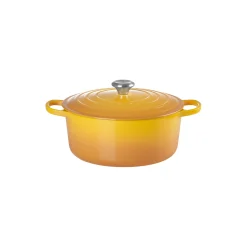 Sale Le Creuset Signature rund gryde Ø 26 cm, nectar