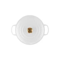 Discount Le Creuset Signature rund gryde Ø 28 cm, white