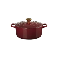 New Le Creuset Signature rund gryde Ø 24 cm, garnet