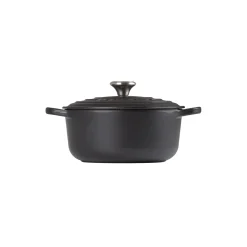 Outlet Le Creuset Signature rund gryde Ø 20 cm, matte black