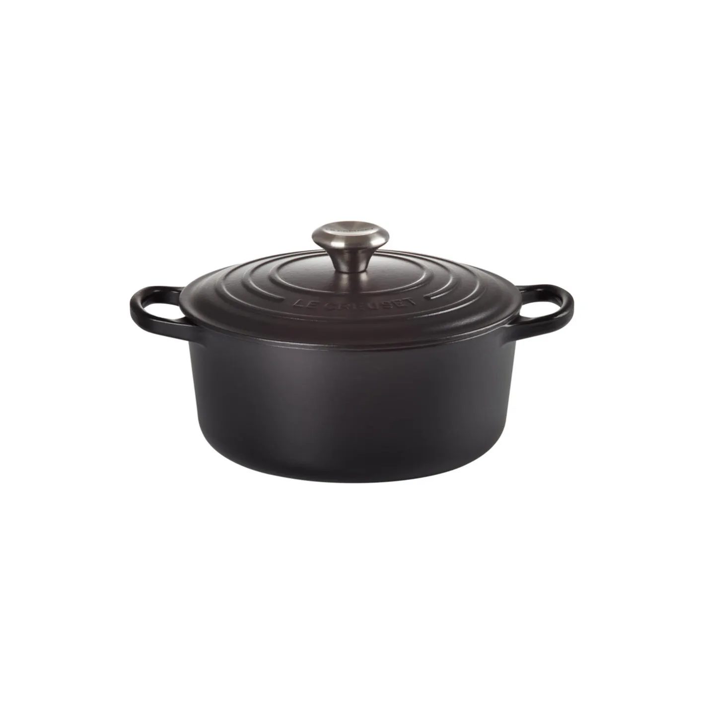 Discount Le Creuset Signature rund gryde Ø 24 cm, matte black