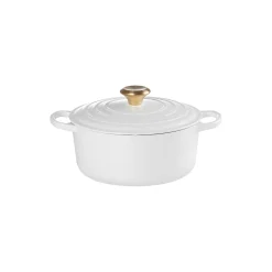 Hot Le Creuset Signature rund gryde Ø 24 cm, white