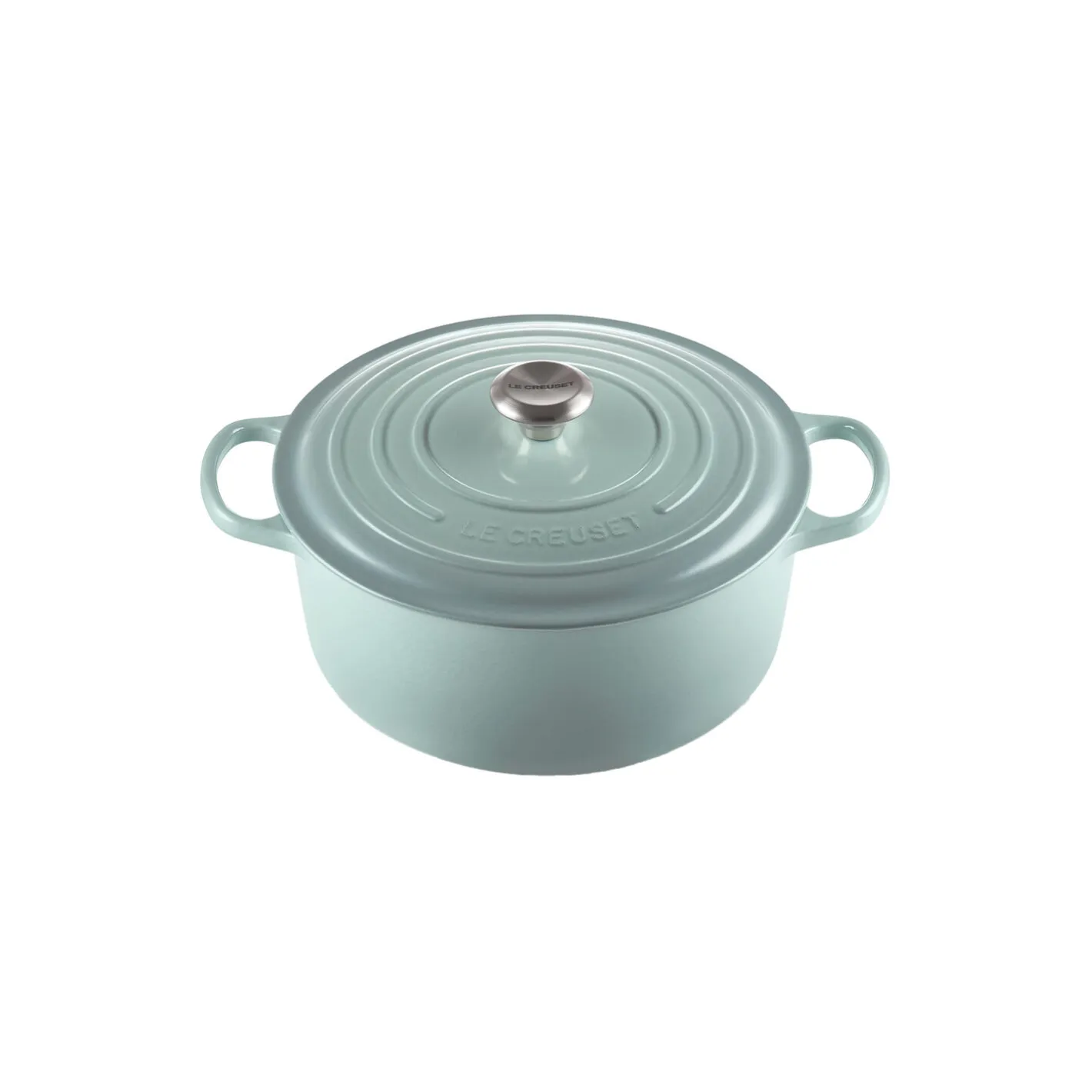 Sale Le Creuset Signature rund gryde Ø 28 cm, sea salt