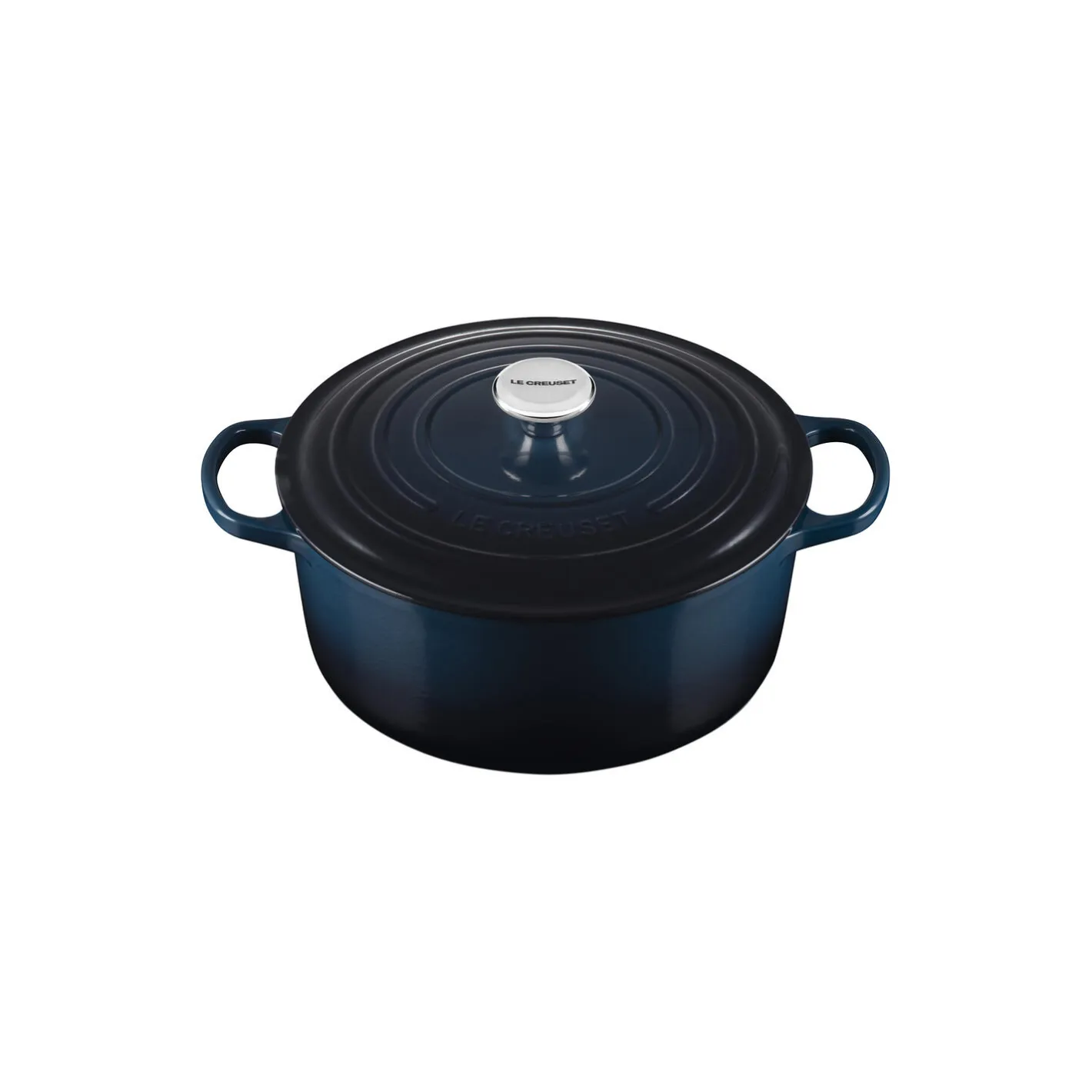 Discount Le Creuset Signature rund gryde Ø 28 cm, nuit