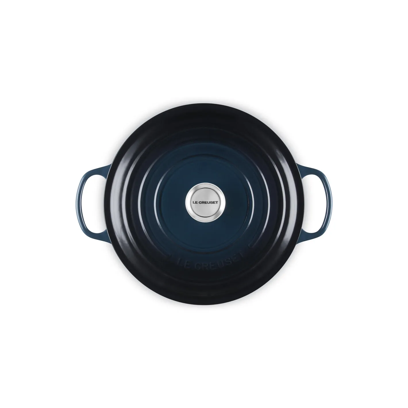 Discount Le Creuset Signature rund gryde Ø 28 cm, nuit