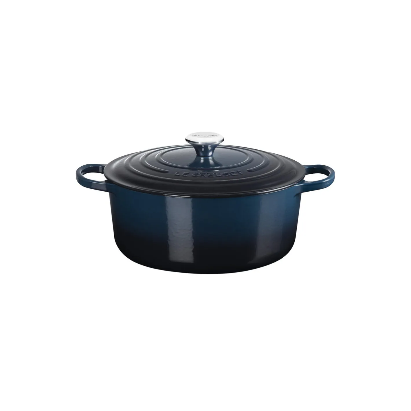 Discount Le Creuset Signature rund gryde Ø 28 cm, nuit