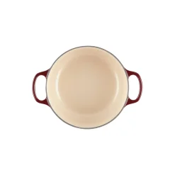 Sale Le Creuset Signature rund gryde Ø 20 cm, garnet