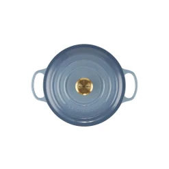 Hot Le Creuset Signature rund gryde Ø 26 cm, chambray