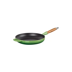 Le Creuset Signature stegepande med træhåndtag Ø 28 cm,> Gryder & Pander