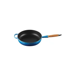 Le Creuset Signature stegepande med træhåndtag Ø 28 cm,> Gryder & Pander
