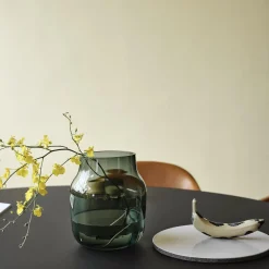 New Muuto Silent Vase, dark green