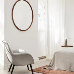 Fredericia Silhouette spejl Ø 100 cm,> Vægspejle