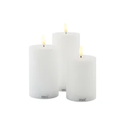 Sirius Home Sille genopladelige lys, white> Lys & Duftlys