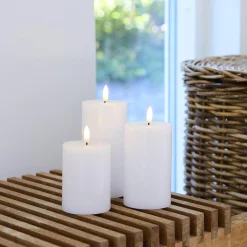 Sirius Home Sille genopladelige lys, white> Lys & Duftlys