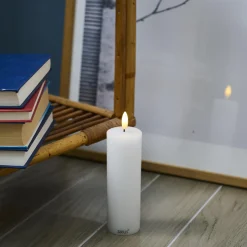 Sirius Home Sille genopladeligt lys, white> Lys & Duftlys