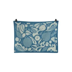 Røros Tweed SKOGBUNN Half Size Throw, blue/natural><noscript><img width=