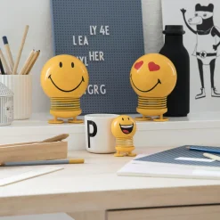 Hoptimist Smiley Joy, yellow> Figurer & Glaskunst
