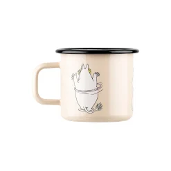 Sale Muurla Snorkfrøken emaljekrus, beige