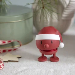 Hoptimist Soft Santa Bumble S, red> Figurer & Glaskunst