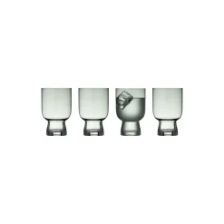 Outlet Lyngby Glas Sorrento vandglas 4 stk., grøn gr&oslash;n