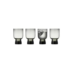 Online Lyngby Glas Sorrento vandglas 4 stk., smoke