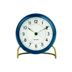 Arne Jacobsen Clocks Station bordur, petroleum> Ure
