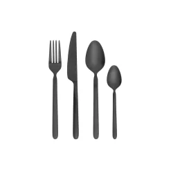 Hot Blomus STELLA Cutlery Set 16 parts, black