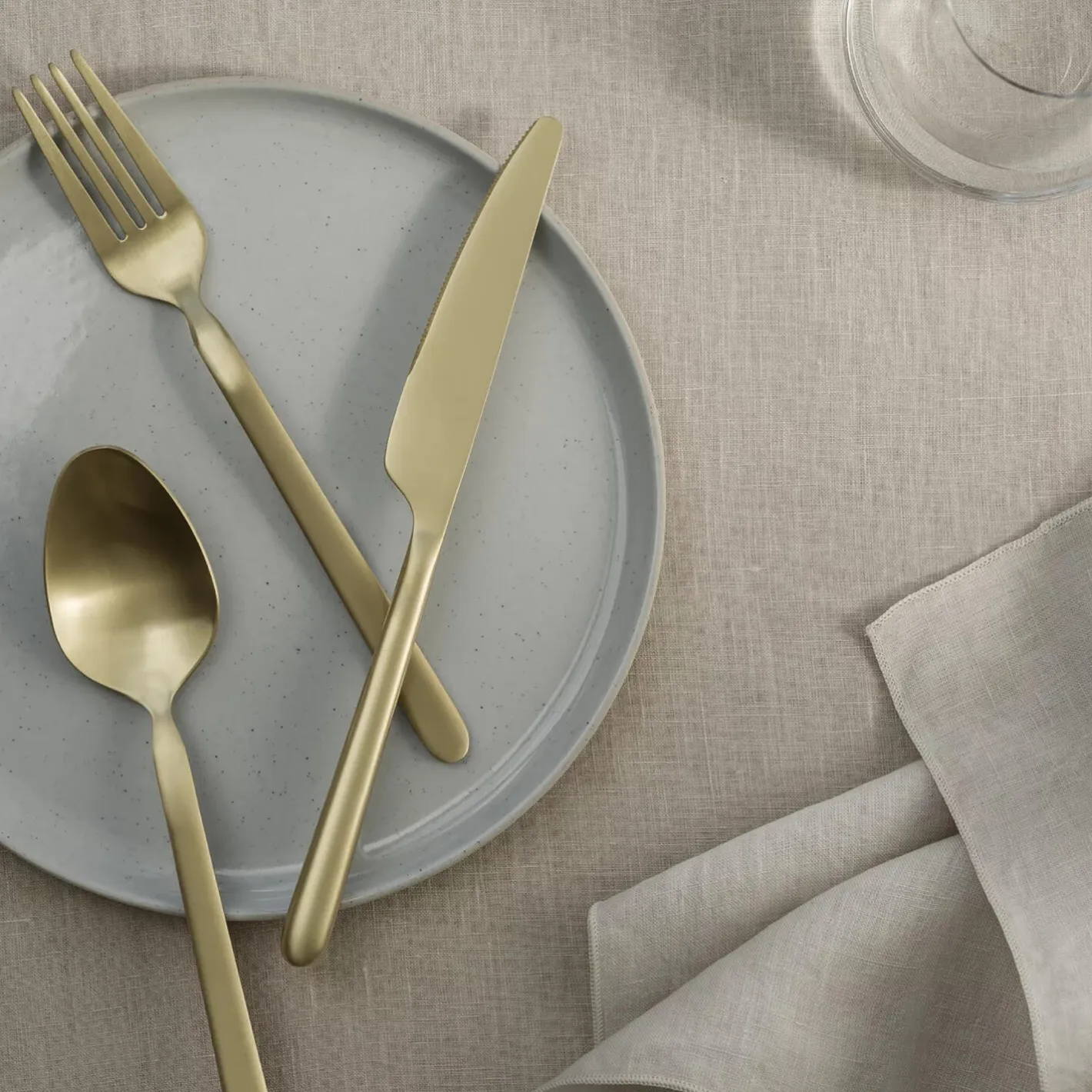 Blomus STELLA Cutlery Set 16 parts, champagne> Bestik