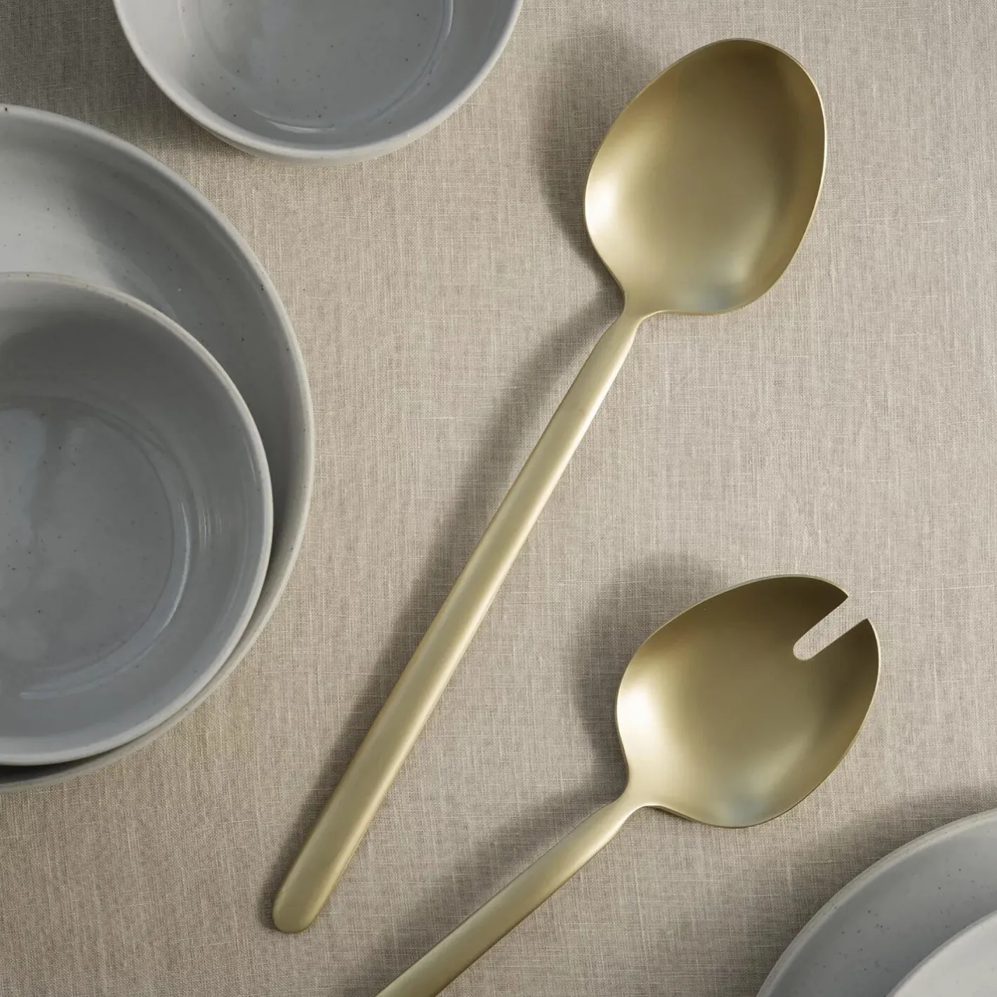 Best Blomus STELLA Salad Servers, champagne