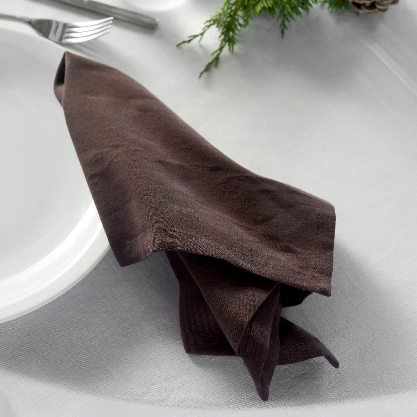 Clearance Bastian Stofservietter, coffee bean brun