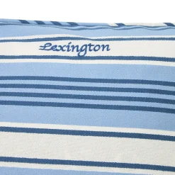 Lexington Striped Organic Cotton Twill Cushion Cover,><noscript><img width=