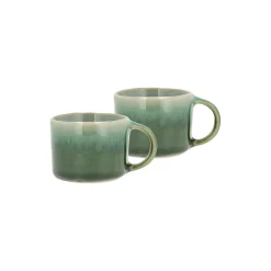 Online Villa Collection Styles espressokop 2 stk., grøn/blå gr&oslash;n/blå, gr&oslash;n/blå, gr&oslash;n/blå