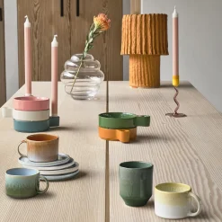 New Villa Collection Styles krus med hank 2 stk., creme/sand