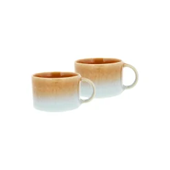 Clearance Villa Collection Styles krus med hank 2 stk., blå/amber blå/amber, blå/amber