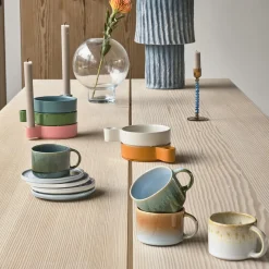 Best Villa Collection Styles krus med hank 2 stk., grøn/blå gr&oslash;n/blå, gr&oslash;n/blå