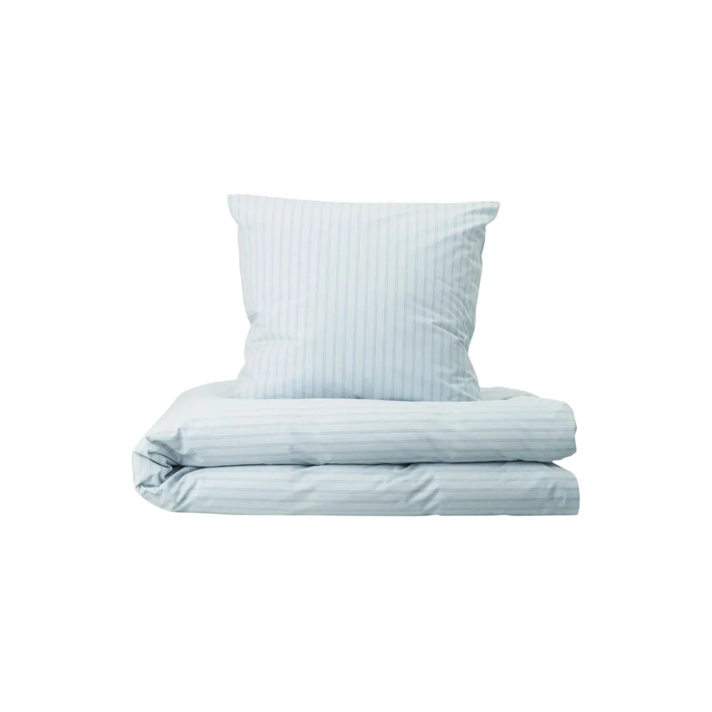 Outlet Georg Jensen Damask SUPIMA PINSTRIPE sengetøj, minimal blue