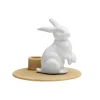 Dottir Nordic Design Sweet Stories Hare lysestage, mustard> Lysestager