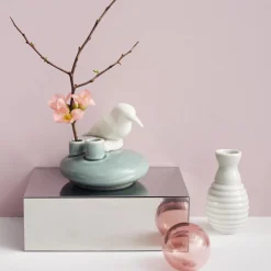 Dottir Nordic Design Sweet Stories Kingfisher vase, peacock> Vaser