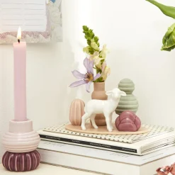 Dottir Nordic Design Sweet Stories Lamb Vase, dusty rose> Vaser
