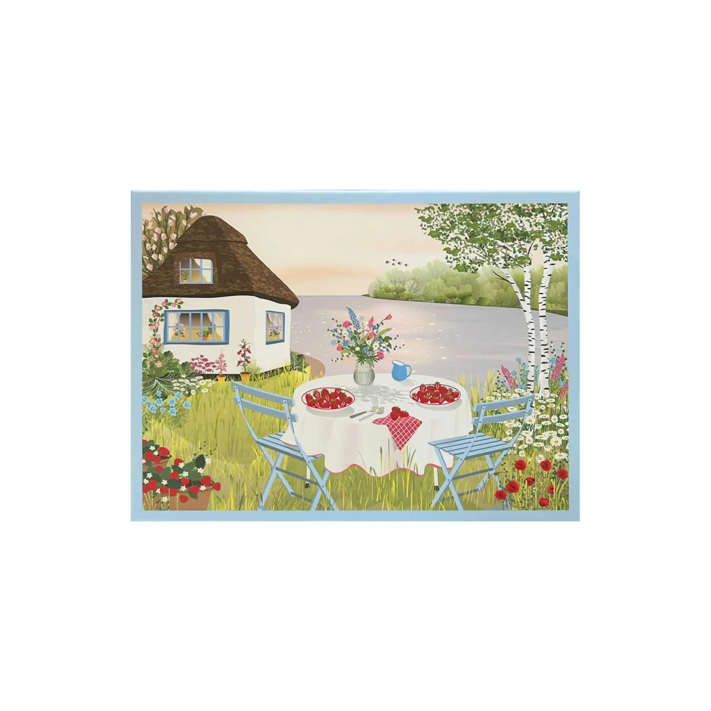 Best ViSSEVASSE Sweet Strawberries puslespil 1000 brikker