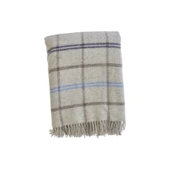 Klippan Yllefabrik Tartan plaid, beige> Plaider