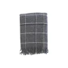 Online Klippan Yllefabrik Tartan plaid, dark grey