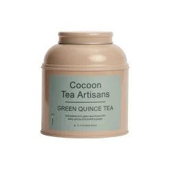 Hot Cocoon Tea Artisans Tea Caddy, green tea quince