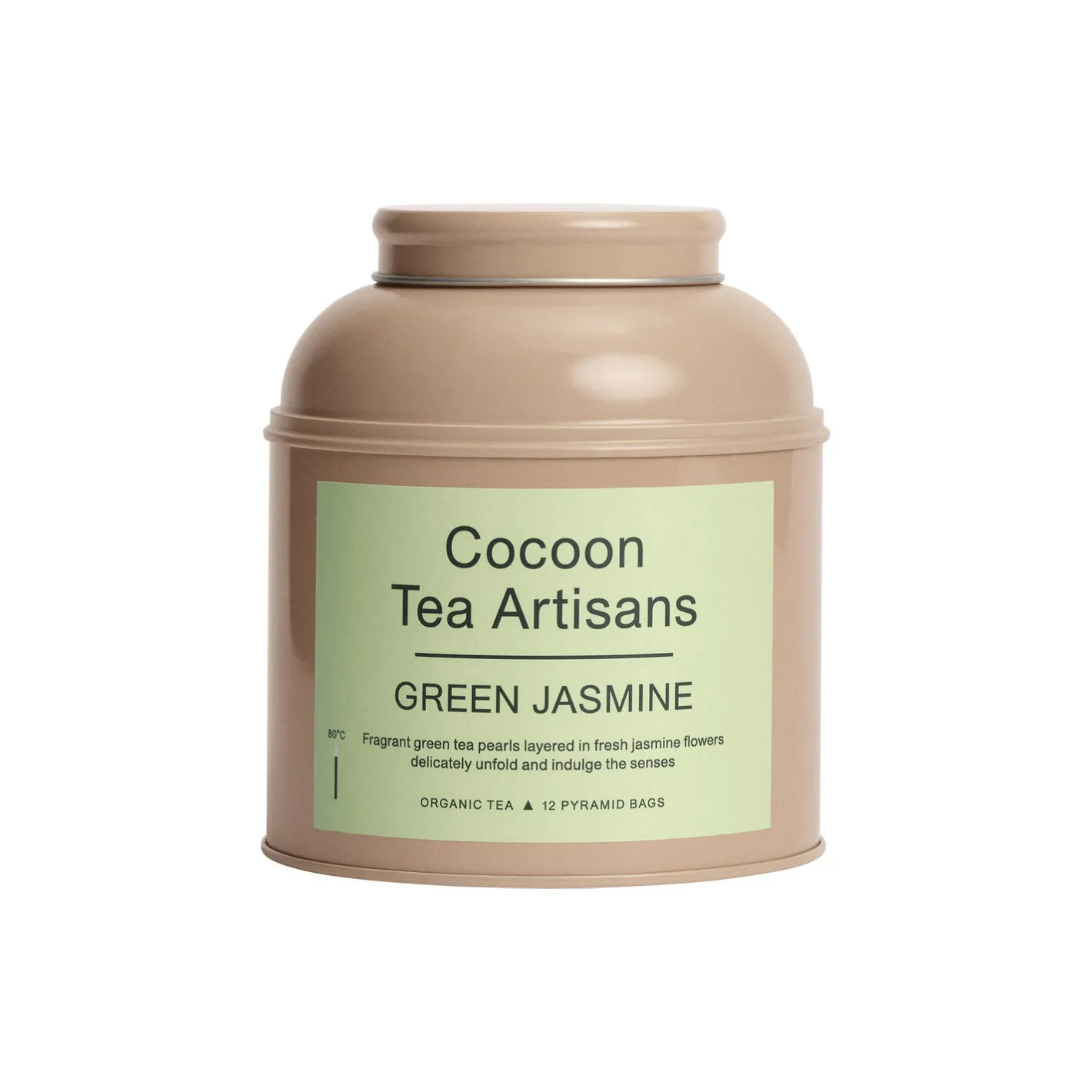 Cocoon Tea Artisans Tea Caddy, organic green jasmine> Delikatesser