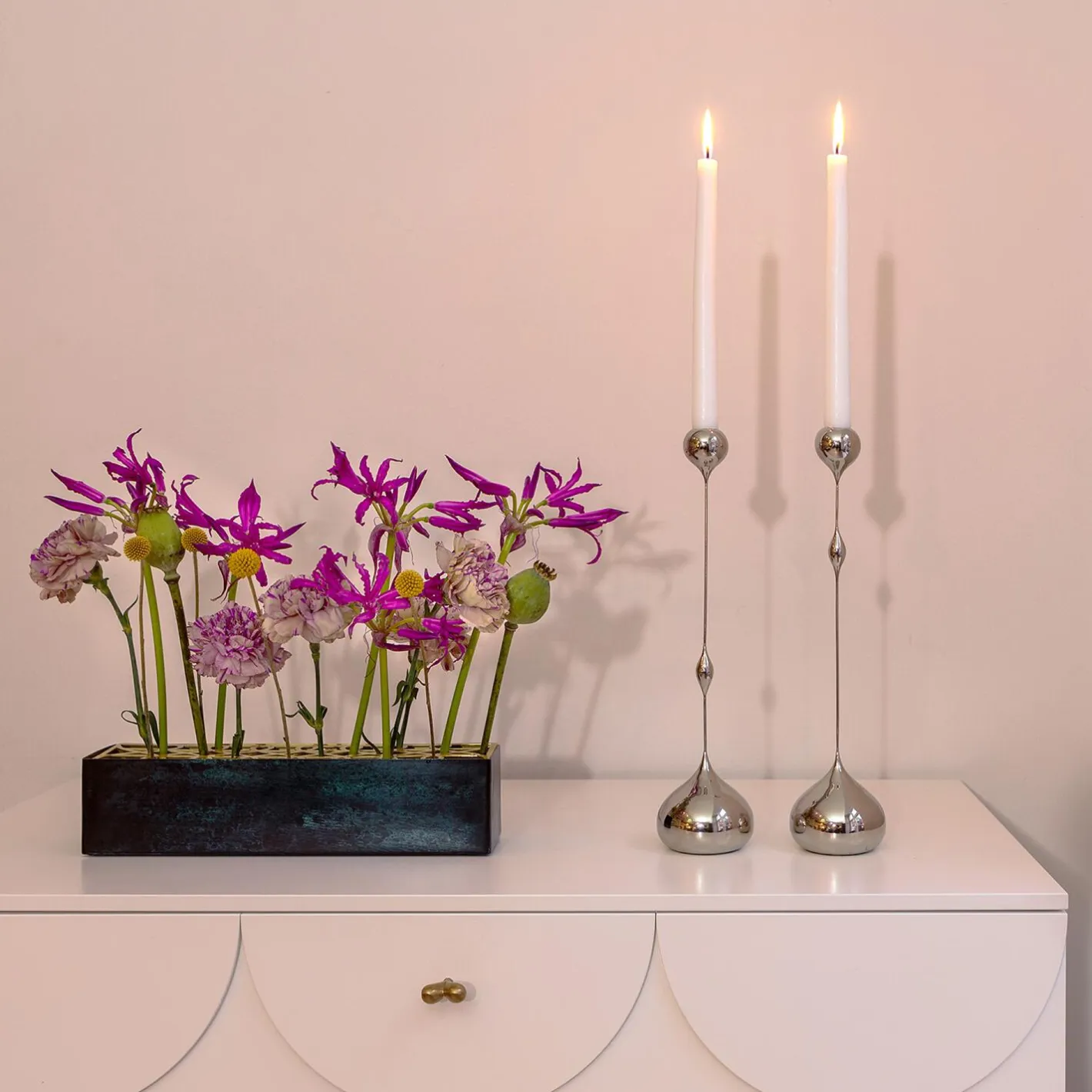 Klong Tender Candlestick Low> Lysestager